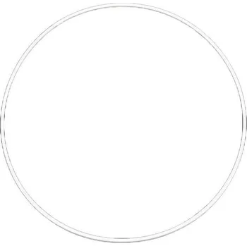 Stoklasa Kovový kruh na lapač snů 25 cm bílý