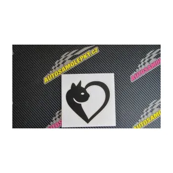 Samolepící dekorace SAMOLEPKA Kočka love 001 levá (10 - červená) NA AUTO, NÁLEPKA, FÓLIE, POLEP, TUNING, VLASTNÍ TEXT, TISK, AUTOSAMOLEPKY.cz, POLEPY, OBRÁZEK, LOGO, SAMOLEPKY