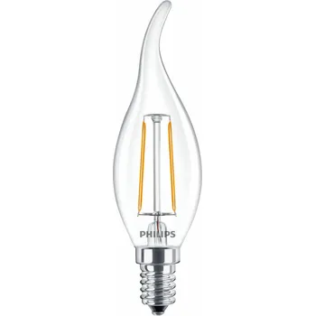 Žárovka Philips CorePro LEDCandle ND 2-25W E14 BA35 827 CLEAR GLASS