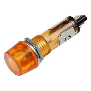 Bodové svítidlo Onpira Kontrolka 24V s LED Ø8 mm [5ks] Barva: Oranžová