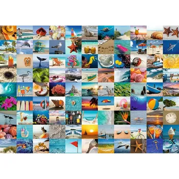 RAVENSBURGER Puzzle 99 okamžiků u moře 1000 dílků