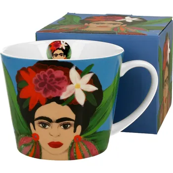 DUO Gifts DG - Porcelánový hrnek Frida Kahlo v dárkové krabičce - 610 ml