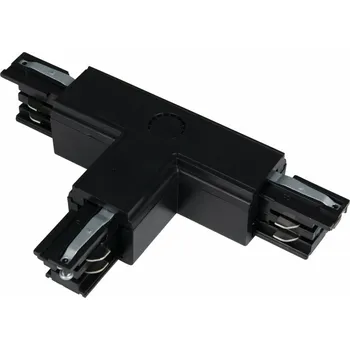 Bodové svítidlo HEITRONIC T spojka černá pravá 29729