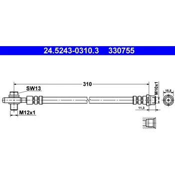 Brzdová hadice ATE 24.5243-0310.3 Brzdová hadice