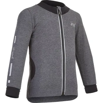 Little Angel Mikina REFLEX smyk rozepínací Outlast® - tm.šedý melír Velikost oblečení: 122