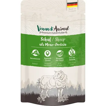 Krmivo pro kočku Venandi Animal skopové maso jako jediný zdroj bílkovin 24× 125 g