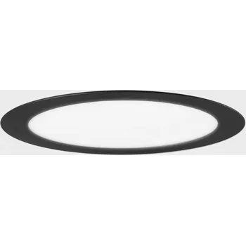 KOHL-Lighting DISC zapuštěné svítidlo s rámečkem pr. 225 mm černá 20 W CRI 80 4000K 1.10V