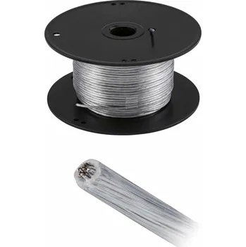 Bodové svítidlo PAULMANN Lankový systém lanko Corduo 100m 2,5qmm čirá