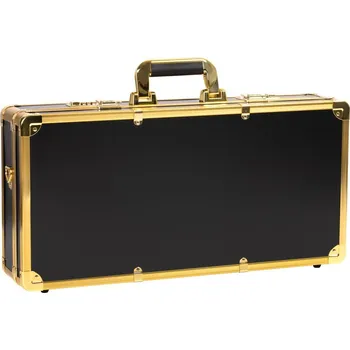 Kosmetický kufr Kadeřnický kufr - černozlatý
