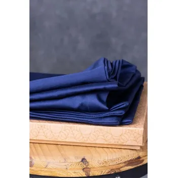 Povlečení nanoSPACE Protiroztočový povlak Nanobavlna na anatomický polštář 42x66 cm - z modrého bavlněného saténu, protiroztočová nanotkanina + bavlněný satén