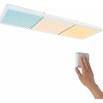 PAULMANN LED Panel Atria Shine hranaté 580x200mm CCT bílá