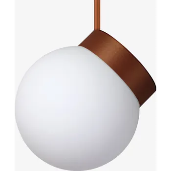 LUCIS závěsné svítidlo POLARIS ZTR 11,6W LED 3000K sklo měď opál ZTR.L1.280.72