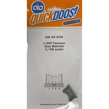 Plastikový model Quickboost 1/48 J-29F Tunnan gun barrels (HOBBYB)
