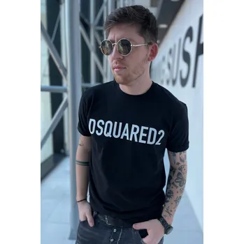 Pánské tričko Pánské tričko Dsquared2 S74GD1126 černé Velikost: XXL