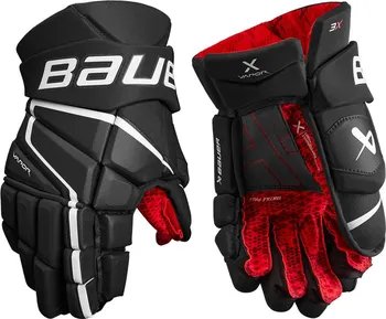 Hokejové rukavice Bauer S22 Vapor 3X rukavice Senior černá/bílá 14"