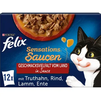 FELIX Sensations Extras rozmanitost chutí země, 12× 85 g