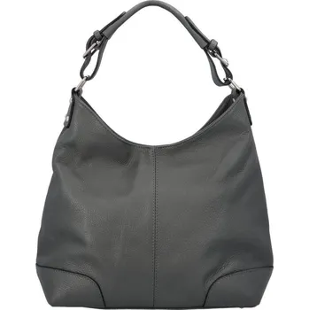 Vera Pelle kožená kabelka šedá šedá