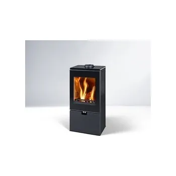 Krbová kamna Kamna Thorma Cremona TOP černá / barva, Boky bílá keramina