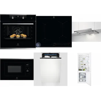 Set domácích spotřebičů ELECTROLUX KODEH70X + ELECTROLUX EIS62449 + ELECTROLUX LFP326S + ELECTROLUX LMS2203EMX + ELECTROLUX EEM23100L + ELECTROLUX ENT6TF18S