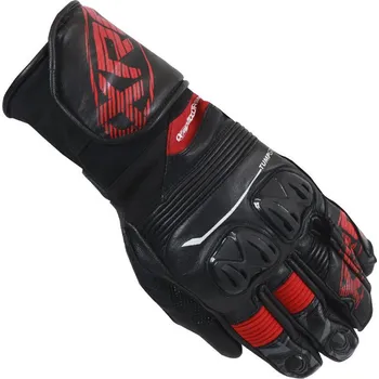 Moto rukavice Rukavice na moto XRC TUMP GT7 BLK/RED/FLUO men gloves vel. 2XL