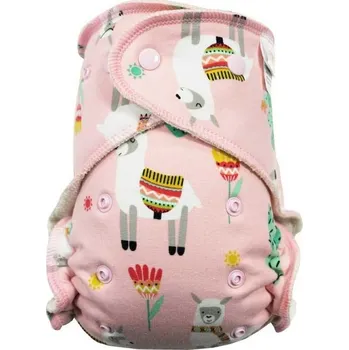 Plenkové kalhoty Breberky kalhotková plena - Lama růžová na PAT