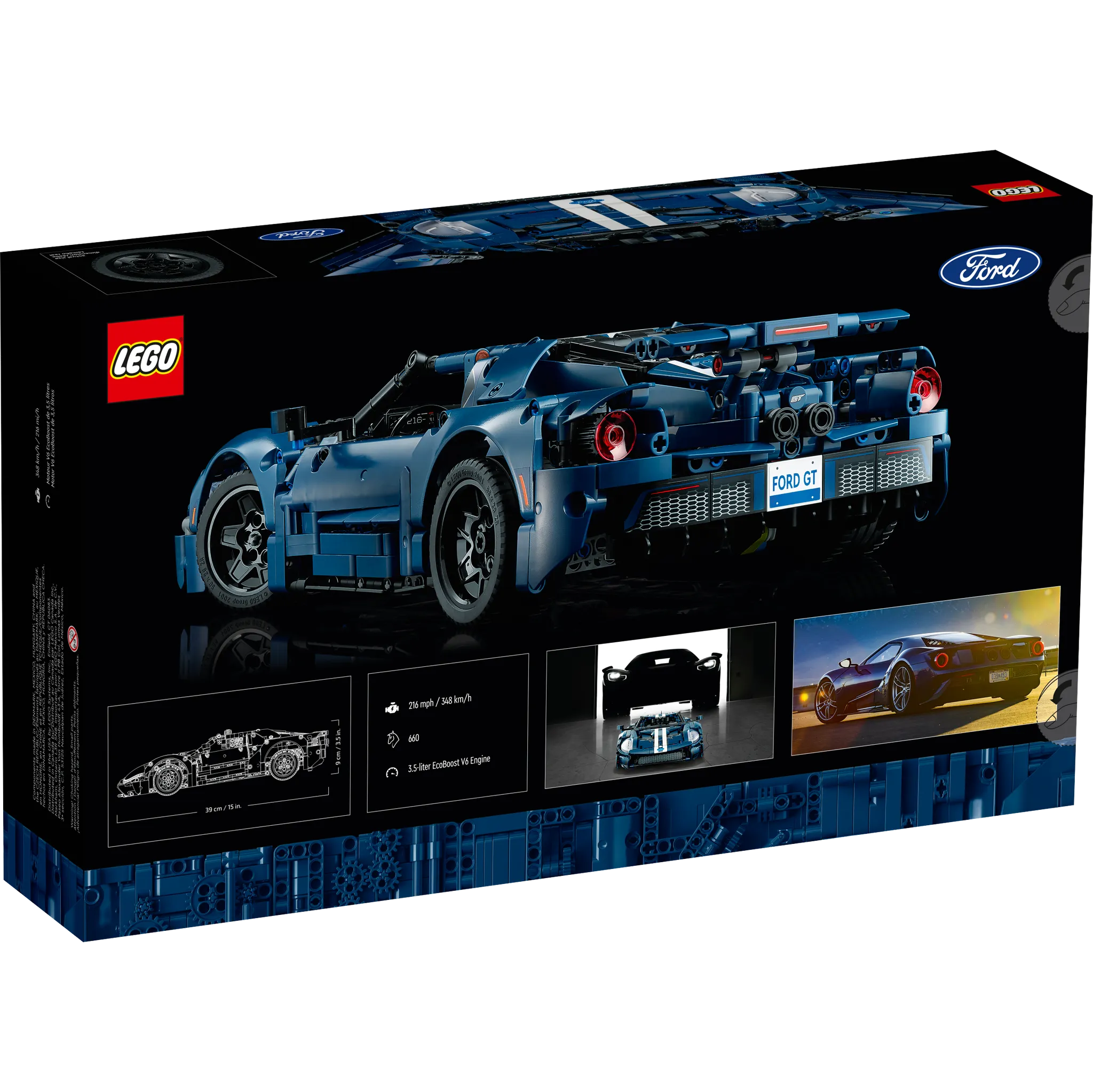 Fotografie 2 - Stavebnice LEGO LEGO Technic 42154 2022 Ford GT
