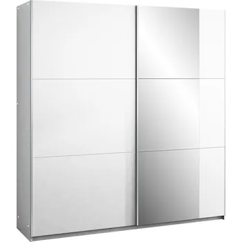 Komoda Šatní skříň BISMARK 200 bílá/bílá