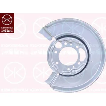 Brzdový kotouč Ochranný plech proti rozstřikování, brzdový kotouč KLOKKERHOLM 3546878