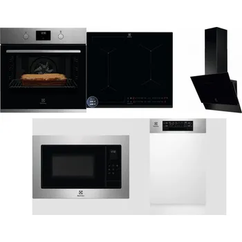 Set domácích spotřebičů ELECTROLUX KOFGH70TX + ELECTROLUX EIS62449 + ELECTROLUX LFV616K + ELECTROLUX EMS4253TEX + ELECTROLUX EEM43300IX