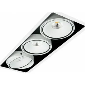 Bodové svítidlo BPM Zápustné svítidlo Gran Kuvet 8212 matná bílá s černou polomatnou 8212.03.D40.4K