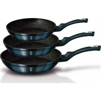 Sada nádobí BerlingerHaus sada pánví 3ks BH-6177 Aquamarine Metallic