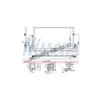 Chladič motoru Chladič klimatizace NISSENS 940556