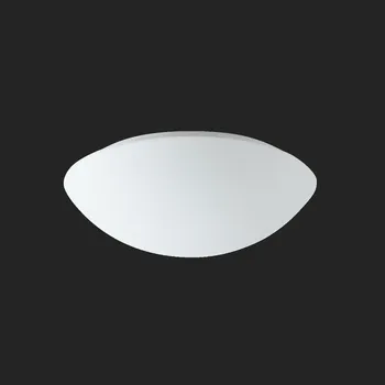 OSMONT AUR68539 AURA 10 stropní/nástěnné skleněné svítidlo bílá IP44 4000 K 14W LED nouzové kombinované 3 h