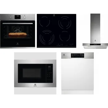 Set domácích spotřebičů ELECTROLUX KOFGH70TX + ELECTROLUX EHF6343FOK + ELECTROLUX LFT426X + ELECTROLUX EMS4253TEX + ELECTROLUX EEM48300IX