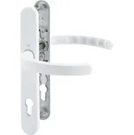 Dveřní kování HOPPE klika/klika Luxembourg F9016 bílá /8mm,PZ92/ dveře 72-77mm