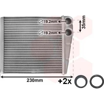 Výměník tepla Výměník tepla, vnitřní vytápění VAN WEZEL 58006229