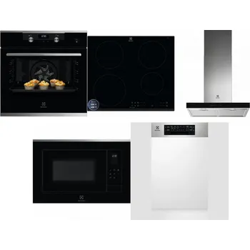 Set domácích spotřebičů ELECTROLUX KODEH70X + ELECTROLUX LIR60433B + ELECTROLUX LFT766X + ELECTROLUX LMS4253TMX + ELECTROLUX EEM43300IX