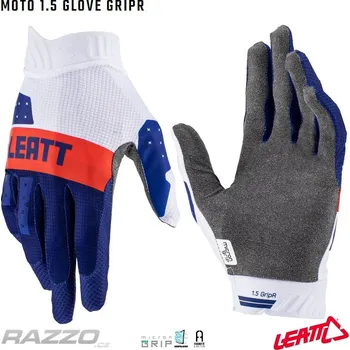 Moto rukavice Rukavice Leatt Moto 1.5 GripR Glove Royal 2023 10 - L
