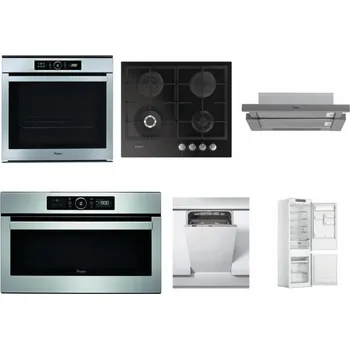 Set domácích spotřebičů WHIRLPOOL ABSOLUTE AKZM 8480 IX + WHIRLPOOL GOFL 629/NB + WHIRLPOOL AKR 749/1 IX + WHIRLPOOL ABSOLUTE AMW 730 IX + WHIRLPOOL WSIC 3M27 C + WHIRLPOOL WHC18 T311