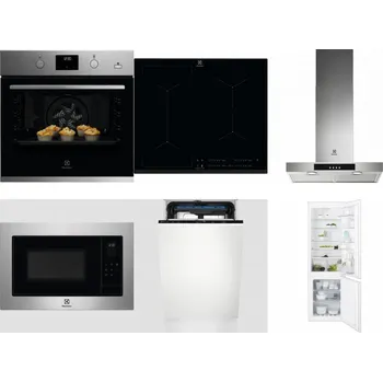 Set domácích spotřebičů ELECTROLUX KODGH70TX + ELECTROLUX EIV634 + ELECTROLUX LFT426X + ELECTROLUX EMS4253TEX + ELECTROLUX EEM23100L + ELECTROLUX ENT6TF18S