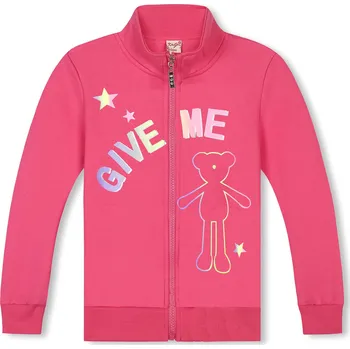 Dívčí mikina Dívčí mikina - KUGO SM0380, růžová Barva: Růžová, Velikost: 158