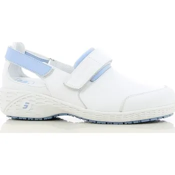 Dámská zdravotní obuv OXYPAS Dámská kožená pracovní obuv SAMANTHA - světle modrá Velikost: 36