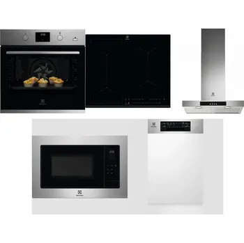 Set domácích spotřebičů ELECTROLUX KODGH70TX + ELECTROLUX EIV634 + ELECTROLUX LFT426X + ELECTROLUX EMS4253TEX + ELECTROLUX EEM43300IX