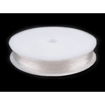 Silonový vlasec elastický Ø 0,6 mm transparentní