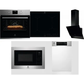 Set domácích spotřebičů ELECTROLUX KOFGH70TX + ELECTROLUX EIV634 + ELECTROLUX LFV616K + ELECTROLUX EMS4253TEX + ELECTROLUX EEM43300IX