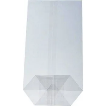 Sáček na potraviny Celofánový sáček s křížovým dnem - 140 x 360 x 80 mm