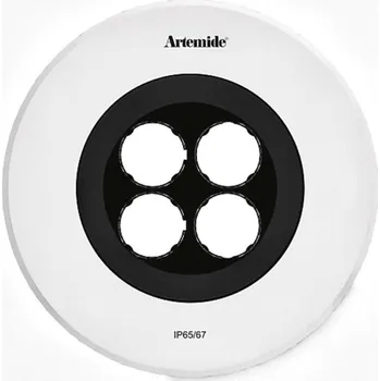 Venkovní osvětlení Artemide Ego Flat 150 downlight kruh 38d 3000K hliník IK09 T42005WFLW00