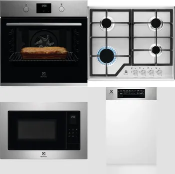 Set domácích spotřebičů ELECTROLUX KOFGH70TX + ELECTROLUX KGS6426SX + ELECTROLUX EMS4253TEX + ELECTROLUX EEM43300IX