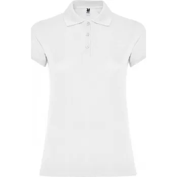 Dámské tričko Dámská polokošile ROLY STAR, barva bílá, velikost 2XL