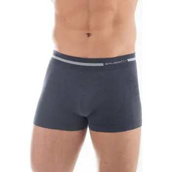 Boxerky BRUBECK COMFORT WOOL BOXERKY MEN L tmavě modrá